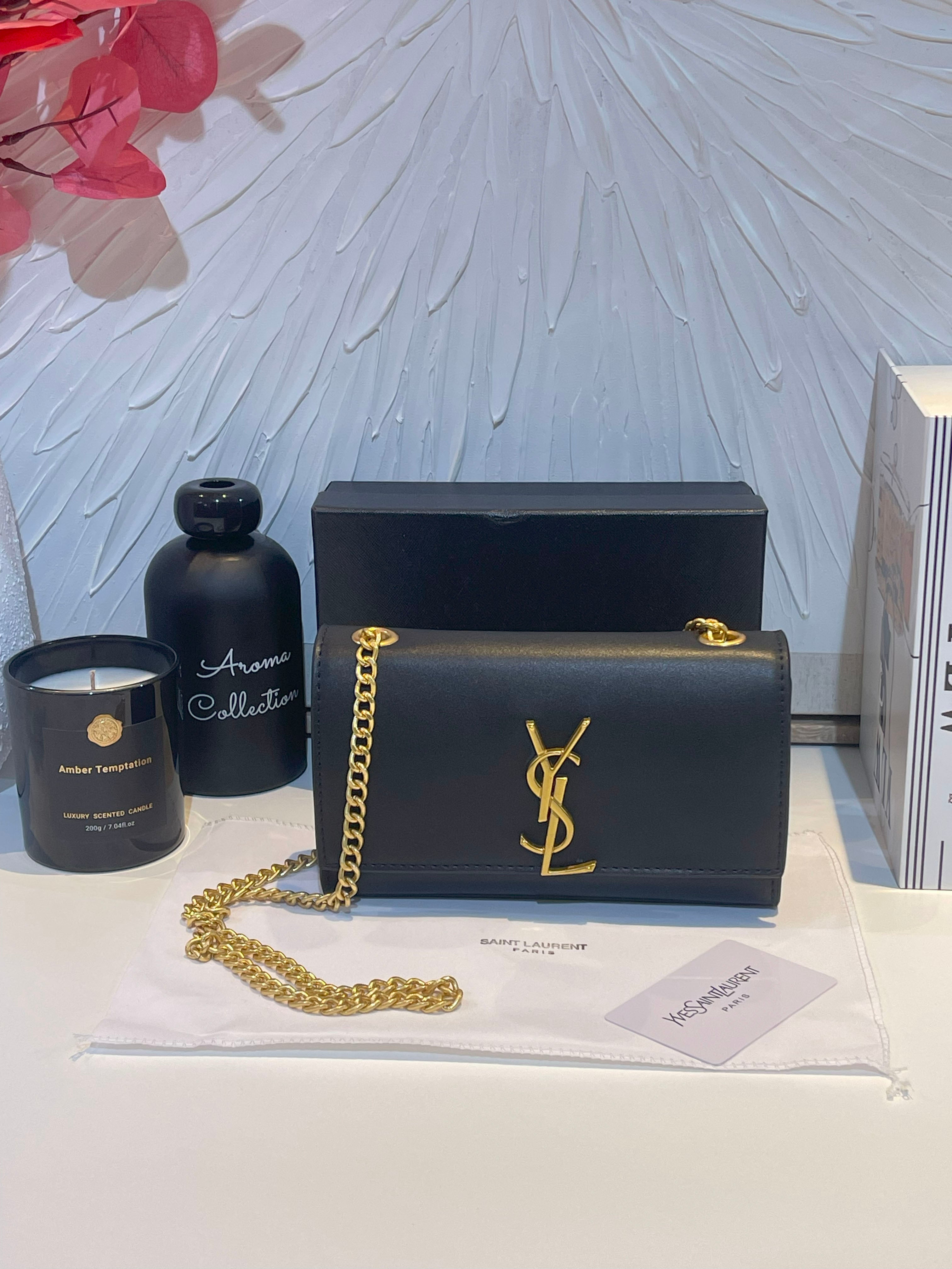 شنطة ايف سان لوران ماستر شنط وحقائب ysl bag اسود