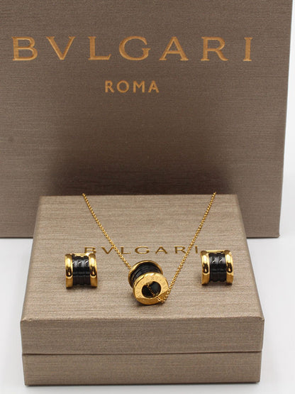 طقم بولغاري اسطواني لوقو اطقم bvlgari  