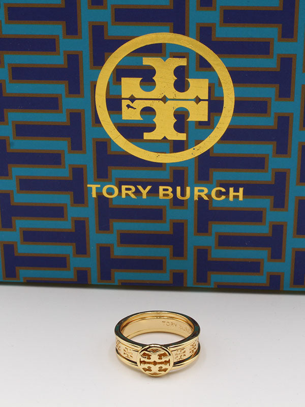 خاتم توري بورش دبل رنقز خواتم tory burch  