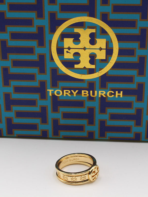 خاتم توري بورش دبل رنقز خواتم tory burch  