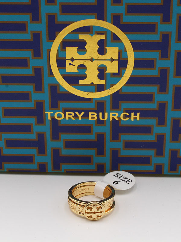 خاتم توري بورش دبل رنقز خواتم tory burch  