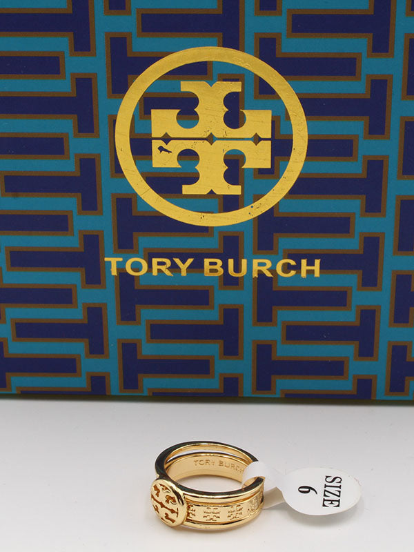 خاتم توري بورش دبل رنقز خواتم tory burch  