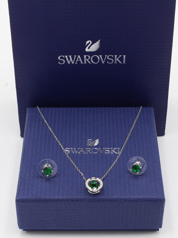 طقم سواروفسكي 2 قطع اطقم Swarovski  