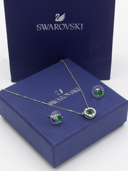 طقم سواروفسكي 2 قطع اطقم Swarovski  