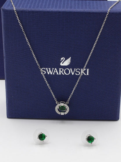 طقم سواروفسكي 2 قطع اطقم Swarovski  