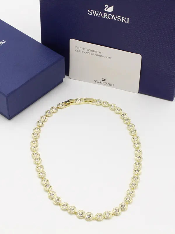 سلسال عقد سواروفسكي اونا انجيليك كامل زركون سلسال Swarovski
