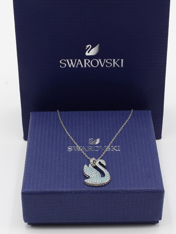 سلسال سواروفسكي سوان زركون كبير سلسال Swarovski  