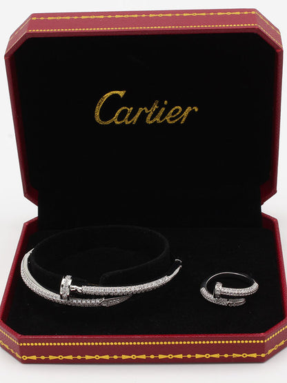 اسواره كارتير مع خاتم زركون بانقل اسواره CARTIER  