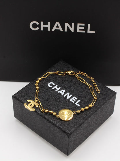 اسوارة شانيل جنزير ناعمه لوقو اسواره chanel  