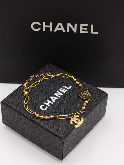 اسوارة شانيل جنزير ناعمه لوقو اسواره chanel  