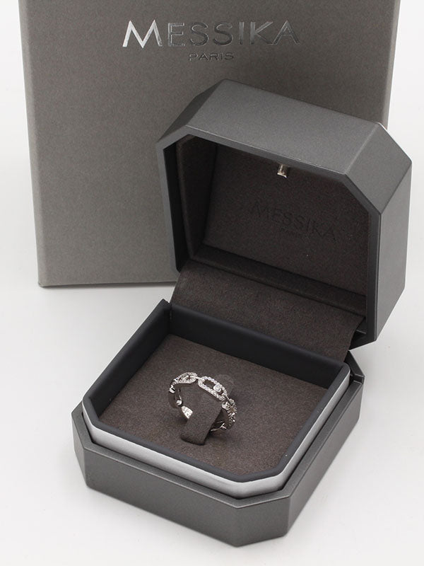 خاتم ميسيكا دبله فل زركون الجديده خواتم messika