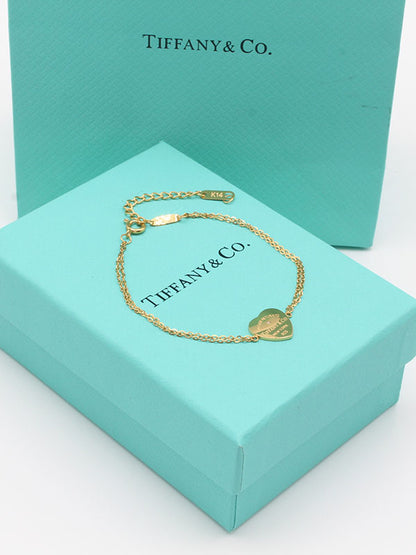 اسواره تيفاني هارت ناعمة اسواره tiffany ذهبي 