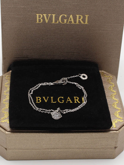 اسوارة بولغاري زركون ناعم اسواره bvlgari فضي 