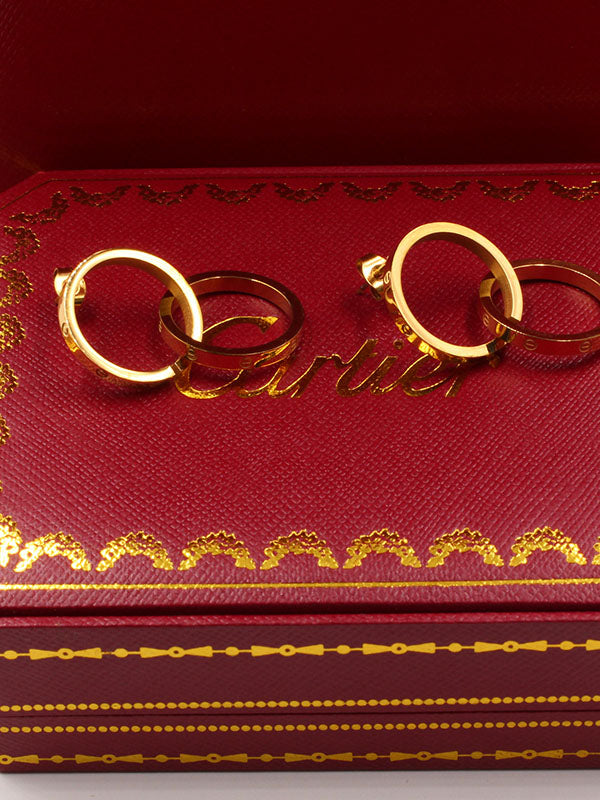 حلق كارتير لوف دوائر حلق CARTIER  