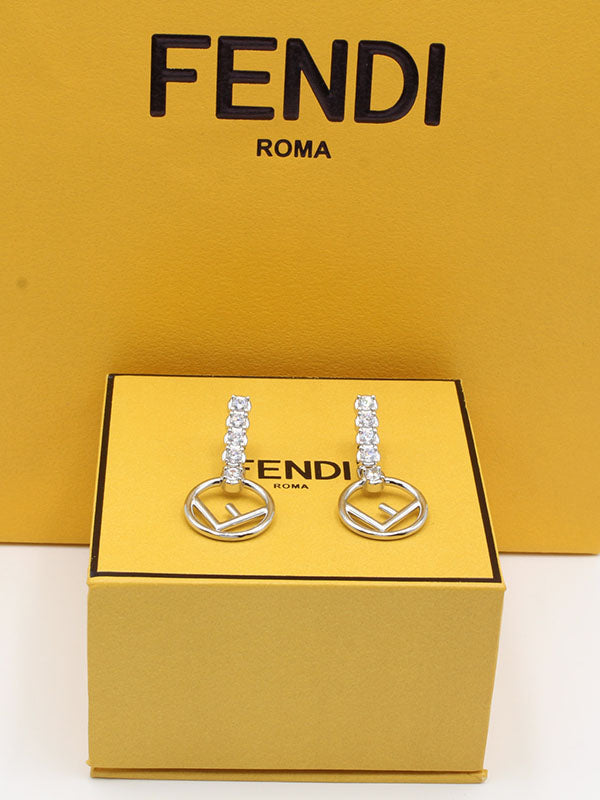 حلق فندي طويل بلوقو حلق fendi  