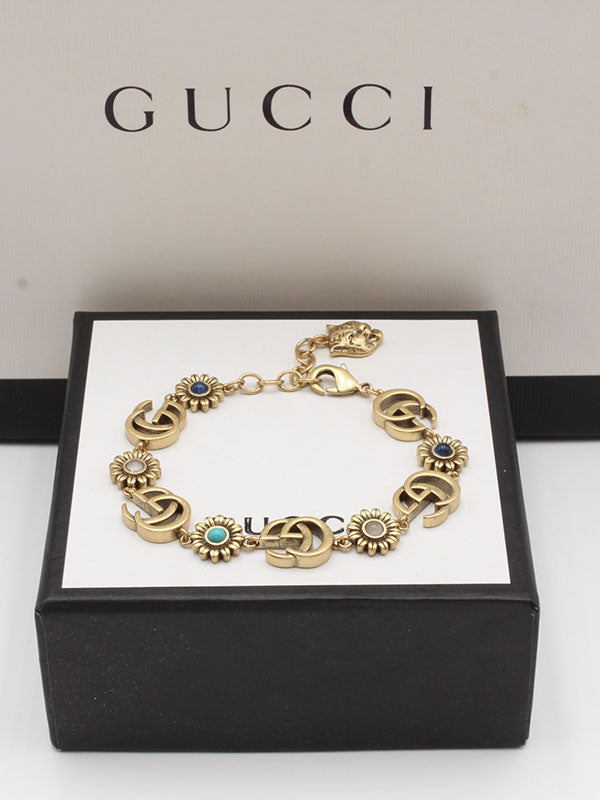 اسوارة قوتشي احجار ملونة اسواره gucci  