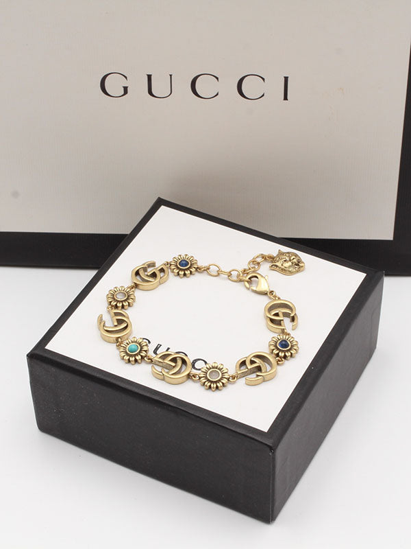 اسوارة قوتشي احجار ملونة اسواره gucci  