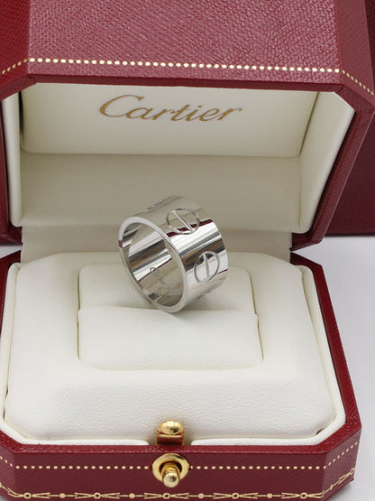 دبلة كارتير العريضه الجديده خواتم CARTIER فضي 6