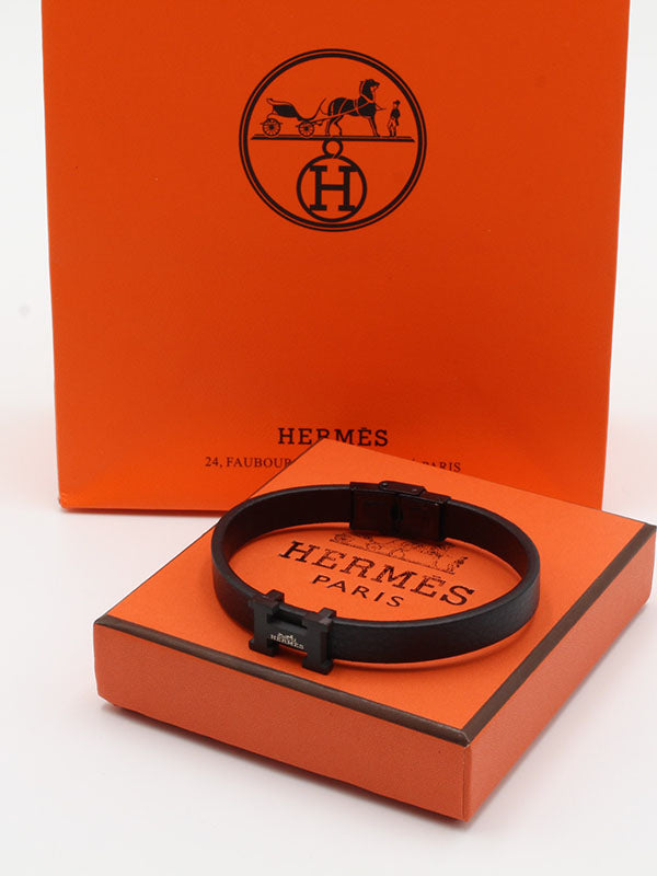 اسواره هيرمز جلد رجالي اسواره HERMES اسود 