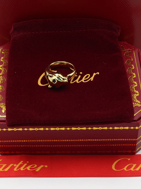 خاتم كارتير تايقر قولد اند بلاك خواتم CARTIER  