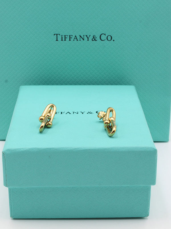 حلق تيفاني ميتال حلق tiffany ذهبي 