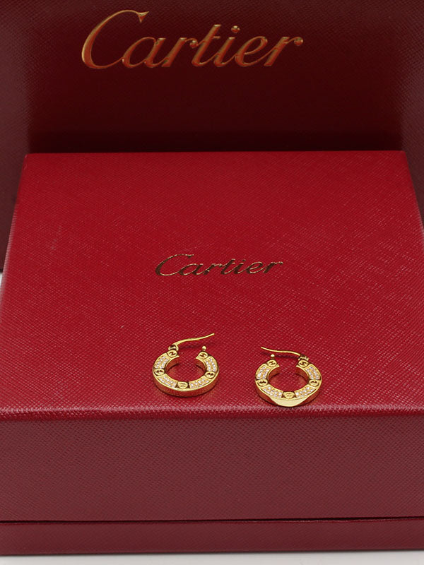 حلق كارتير لوف زركون حلق CARTIER  