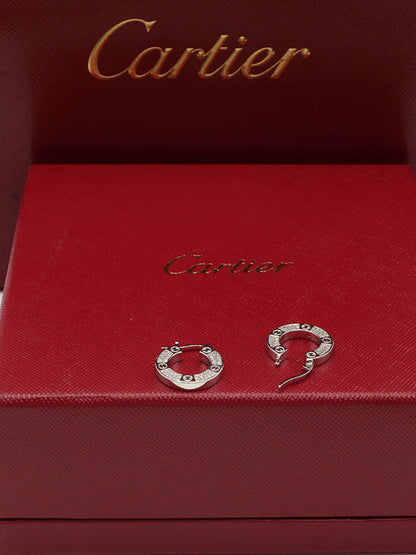 حلق كارتير لوف زركون حلق CARTIER  