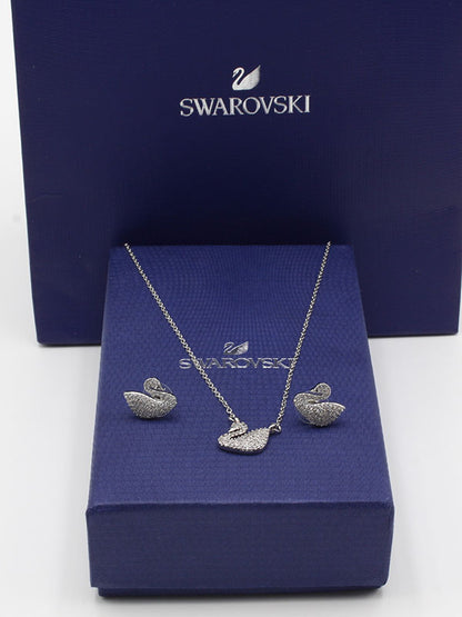 طقم سواروفسكي زركون سوان اطقم Swarovski  