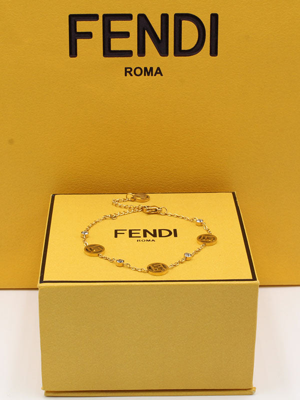 اسواره فندي ثري لوقو اسواره fendi ذهبي 