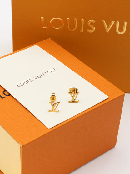 حلق لويس فيتون صغير 0.7 سم حلق louis vuitton