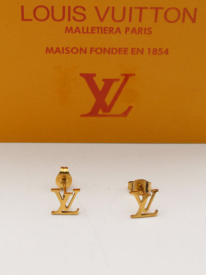حلق لويس فيتون صغير 0.7 سم حلق louis vuitton