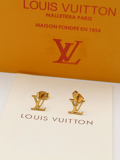 حلق لويس فيتون صغير 0.7 سم حلق louis vuitton