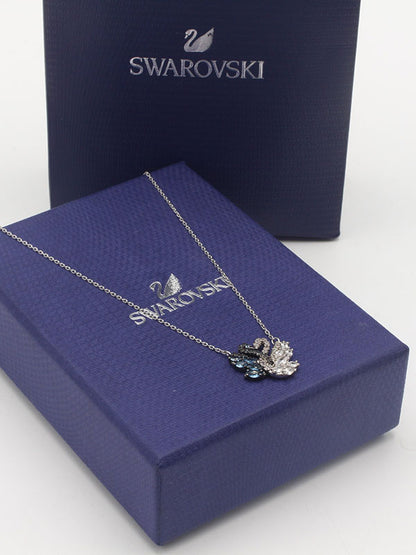 سلسال سواروفسكي دبل سوان سلسال Swarovski