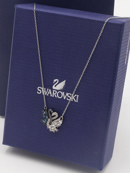 سلسال سواروفسكي دبل سوان سلسال Swarovski