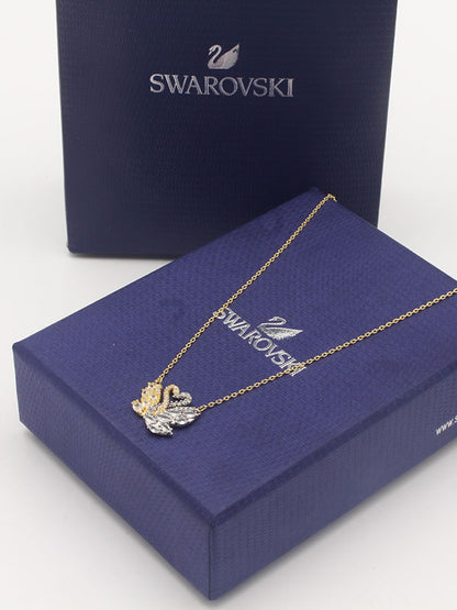سلسال سواروفسكي دبل سوان سلسال Swarovski