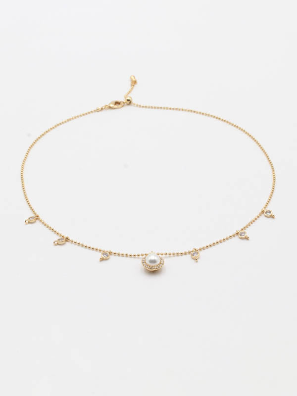 سلسال تشوكر 52224 سلسال jewel ذهبي