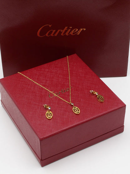 طقم كارتير بيضاوي اطقم CARTIER  