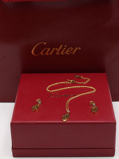 طقم كارتير بيضاوي اطقم CARTIER  