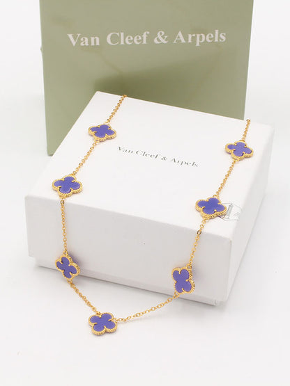 سلسال فان كليف وسط 10 وردات سلسال van cleef