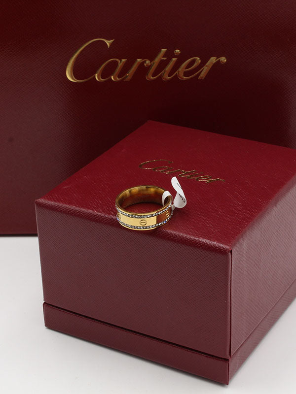 دبلة كارتير زركون تو لاينز خواتم CARTIER  