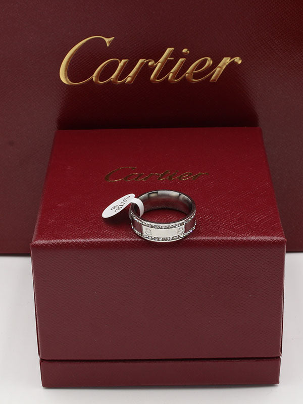 دبلة كارتير زركون تو لاينز خواتم CARTIER  