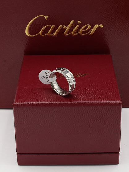 دبلة كارتير زركون تو لاينز خواتم CARTIER  