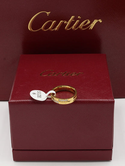 خاتم كارتير ميني ستون وذ لوقو خواتم CARTIER  