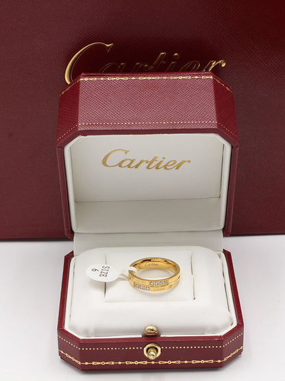 خاتم كارتير ميني ستون وذ لوقو خواتم CARTIER  