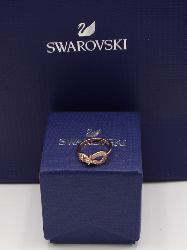 خاتم سواروفسكي انيفينتي خواتم Swarovski روز قولد 6 