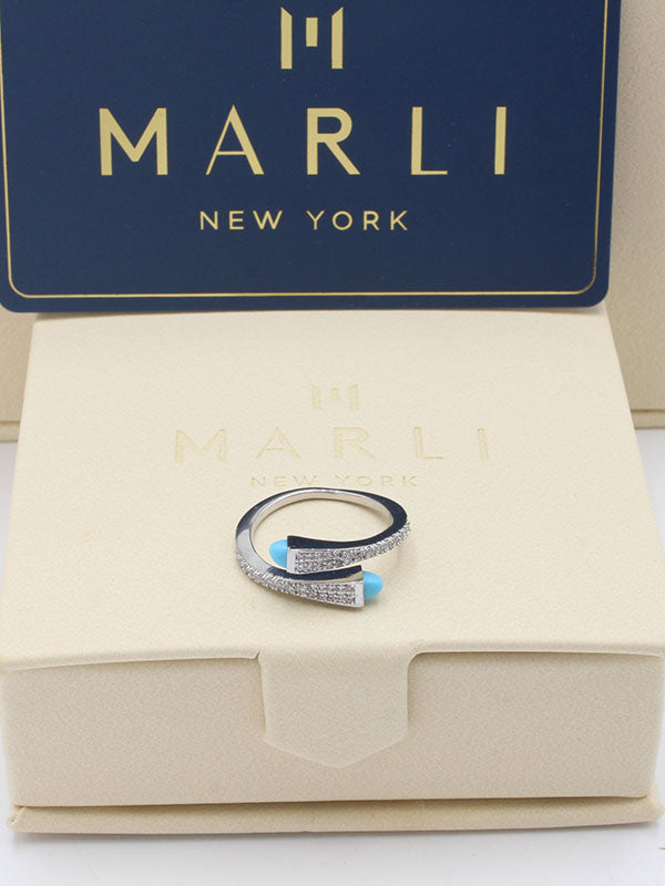 خاتم حجر ملون خواتم مارلي