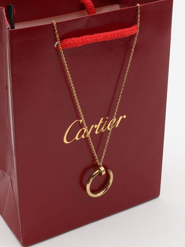 سلسال مسمار كارتير كبير ميتال لوقو سلسال CARTIER  