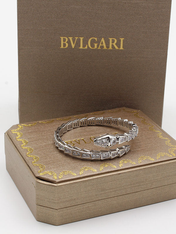 اساور بولغاري سنيك كبير فضي اسواره bvlgari  