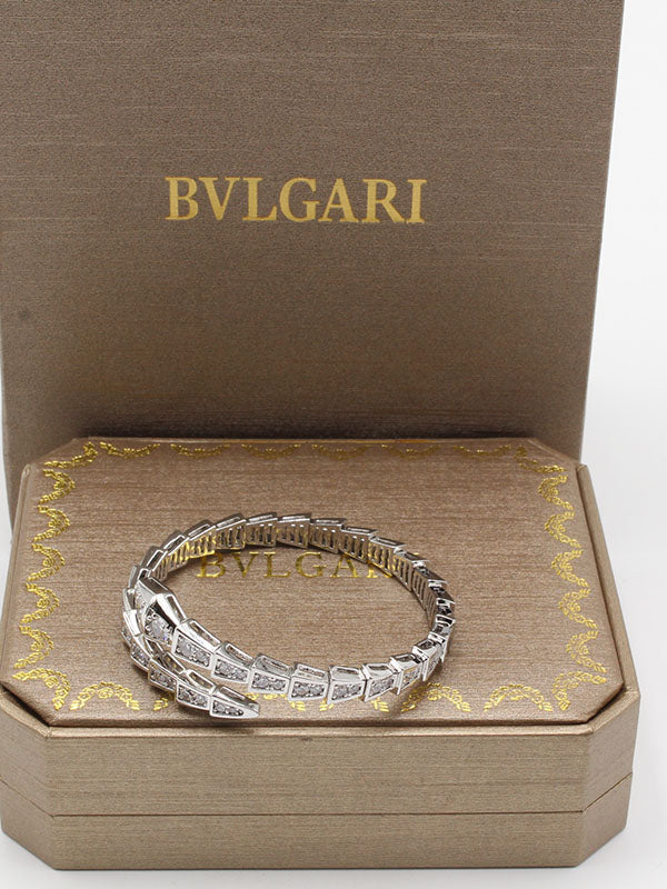 اساور بولغاري سنيك كبير فضي اسواره bvlgari  