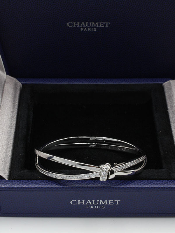 اسوارة شومية اكس زركون بانقل دبل لوقو اسواره chaumet  